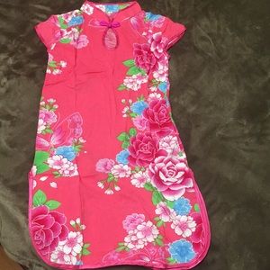 Girls 7T-8T qipao dress
